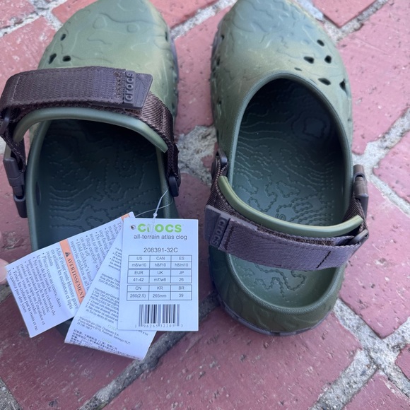 Crocs All Terrain Atlas Green Clogs - Picture 6 of 6